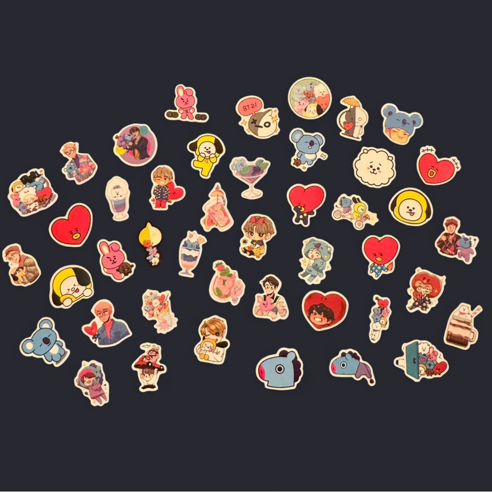 Cute Cartoon Character Stickers
